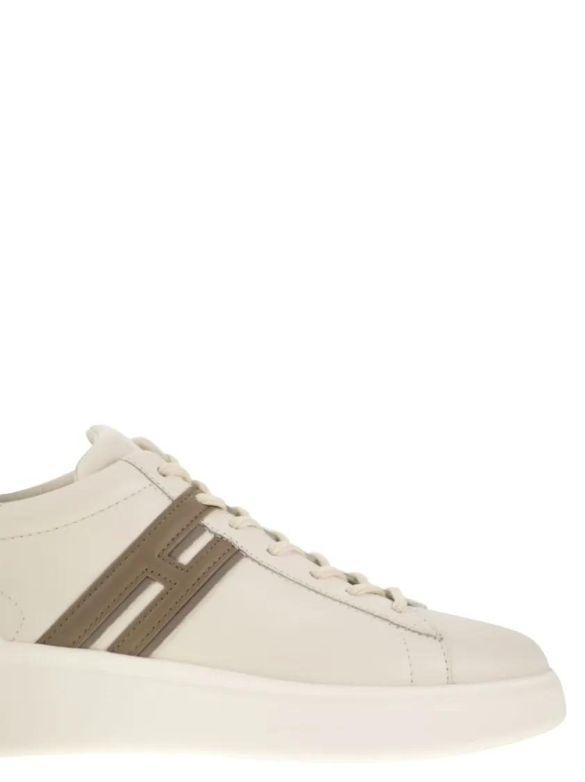 Thumbnail - Hogan Low-Top Sneaker - H580 - Leather Trainers - Gr. 6_5 - in Beige - für Damen