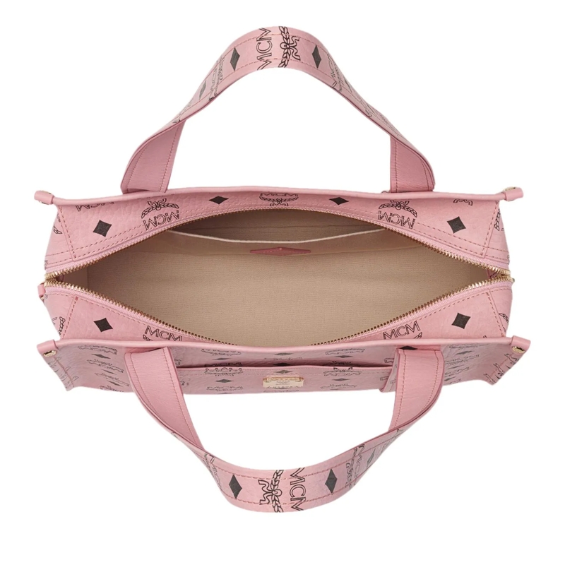 MCM Fourre-tout Aren Vi Mcm School Bag Tote Sm, One Size Soft Pink(Image 6)