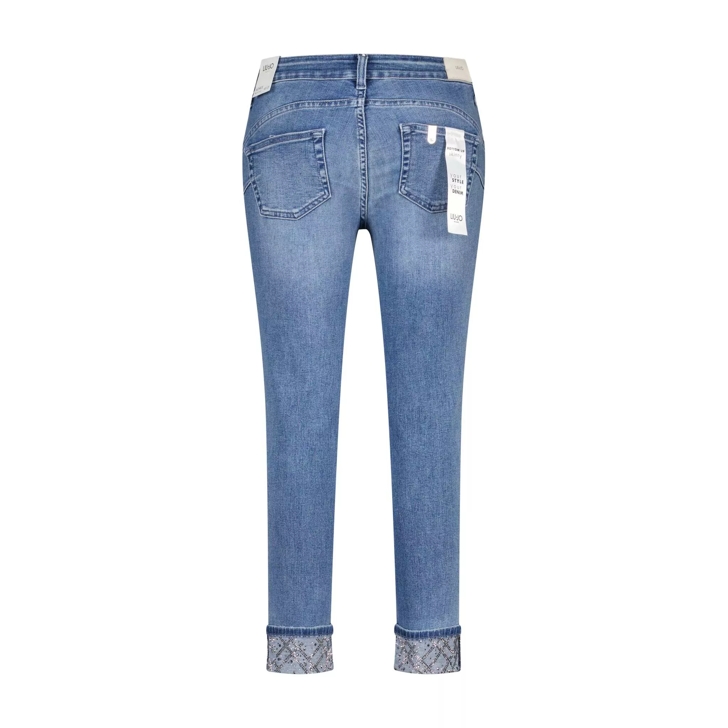 LIU JO Skinny Jeans Monroe mit Strass 47702418489690 Blau