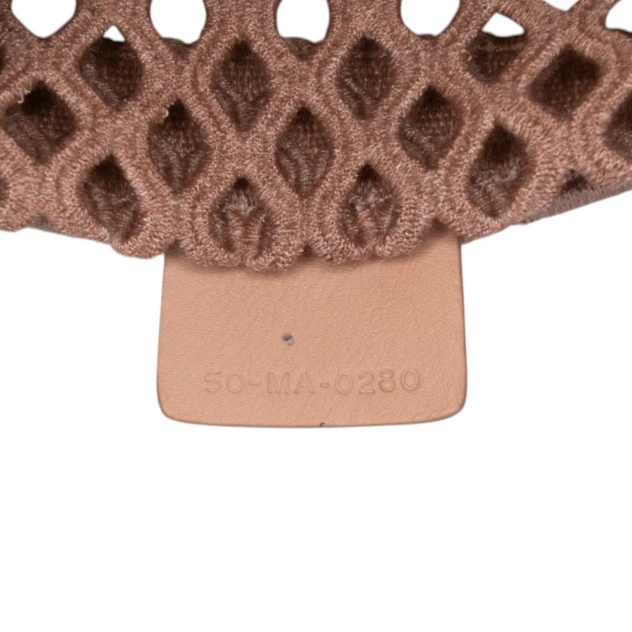 Thumbnail - Christian Dior Shopper - Medium Embroidered Mesh Book Tote - Gr. unisize - in Braun - für Damen