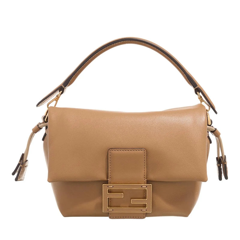 Fendi Satchel Mamma Bucket Bag Brown