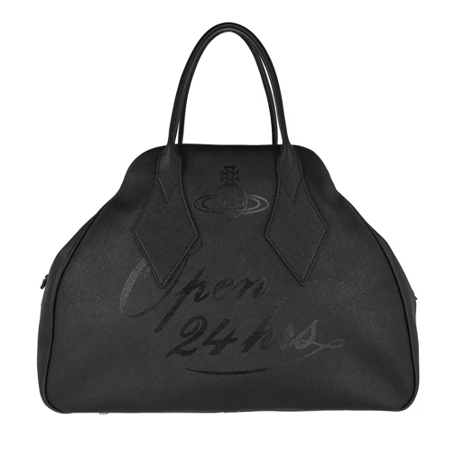Vivienne Westwood Derby Large Yasmine Open 24H/Black Duffle Bag