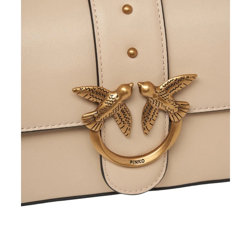 Pinko Tote Crossbody bag 'Love One Mini' beige(Image 4)