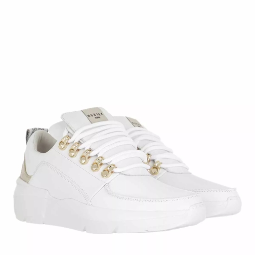 Nubikk Roque Royal (L) Sneaker Leather White Gold scarpa da ginnastica bassa