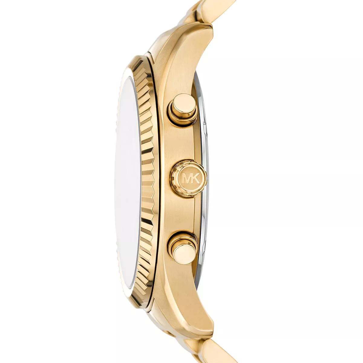 Thumbnail - Michael Kors Uhren - Michael Kors Lexington Chronograph Gold-Tone - Gr. unisize - in Gold - für Damen