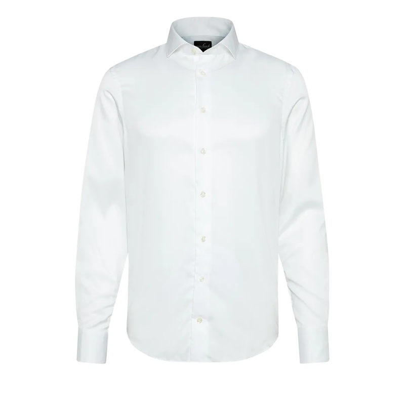 VAN LAACK Hemd Hemd Slim Fit Uni weiss
