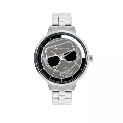 Karl Lagerfeld Ikonik Silhouette Watch Silver Dresswatch