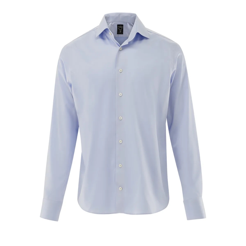 VAN LAACK Hemd Hemd Slim Fit Uni blau