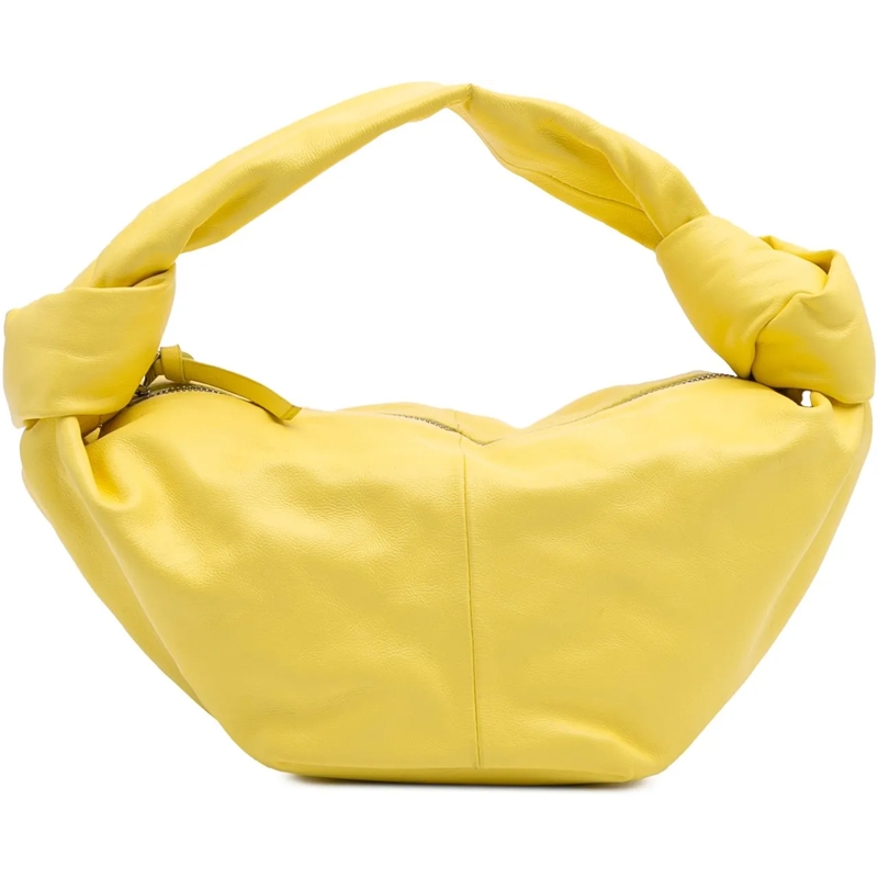 Bottega Veneta Tote Mini Calfskin Double Knot gelb