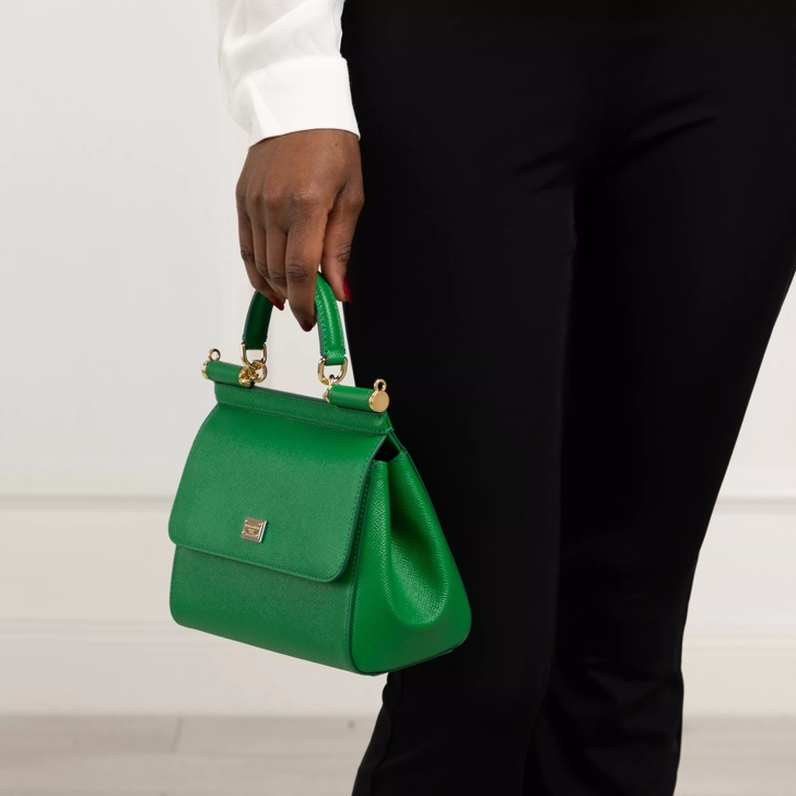 Dolce & Gabbana Mint Green Dauphine Sicily Medium Bag – The Closet