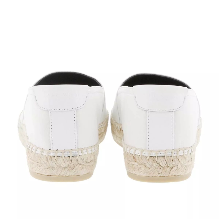 Monogram Espadrilles in White - Saint Laurent