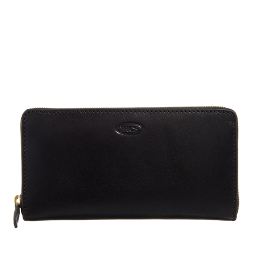 Bric's Volterra Verbena wallet L Black Portefeuille à fermeture Éclair