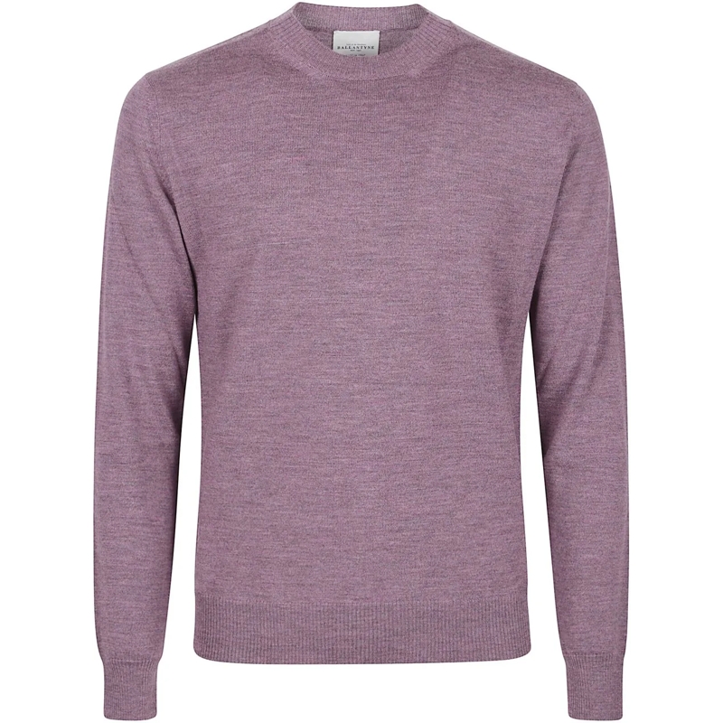 Ballantyne  Plain Round Neck Sweater mehrfarbig
