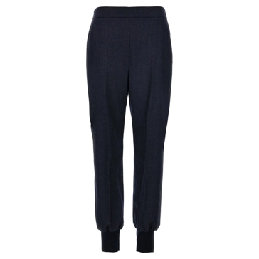 パンツ Stella Mccartney Black Wool Joggers With Elastic Waistband Stella McCartney Black Wool Joggers With Elastic Waistband