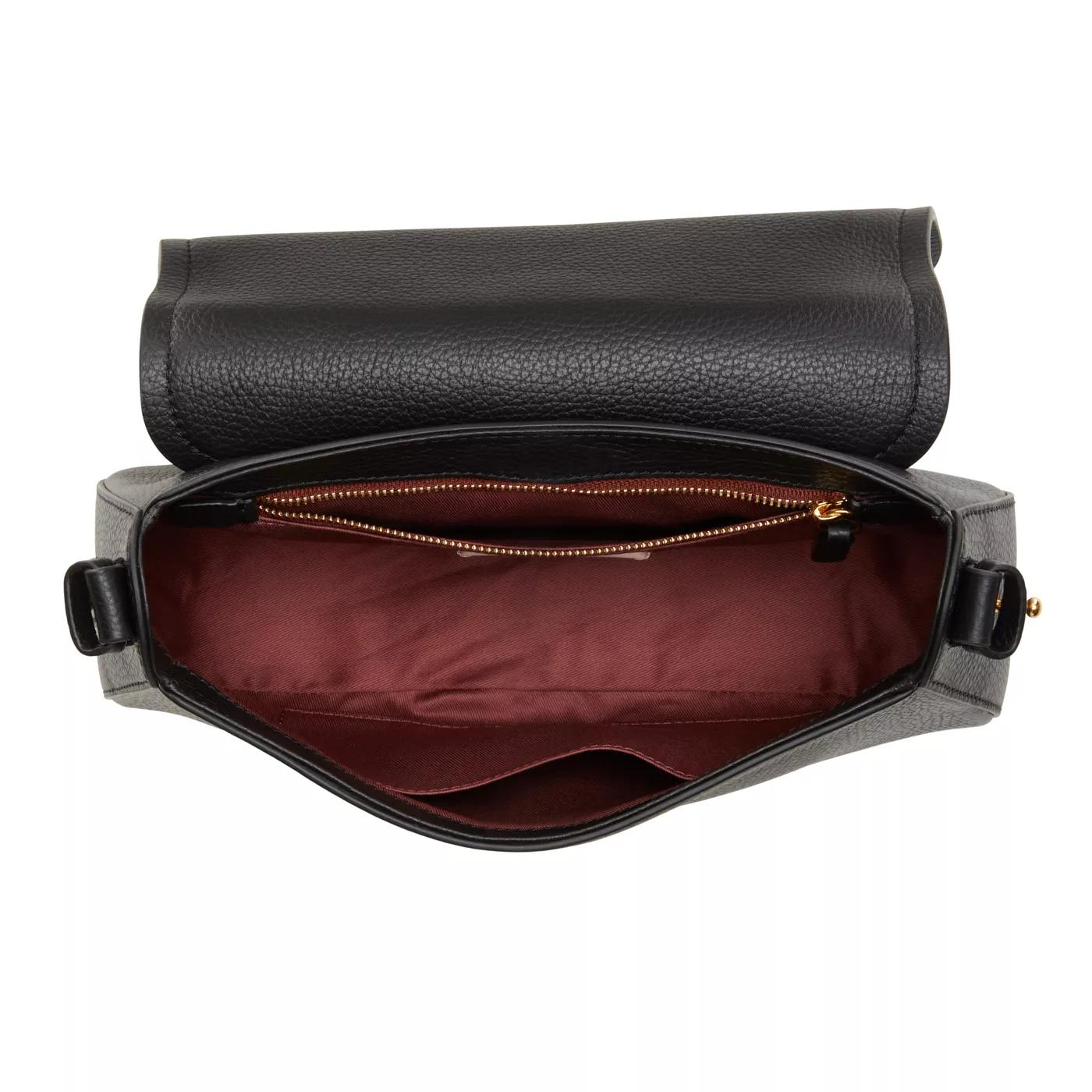 Coccinelle Crossbody bags Magalu Schwarze Leder Handtasche E1PDF1 in zwart
