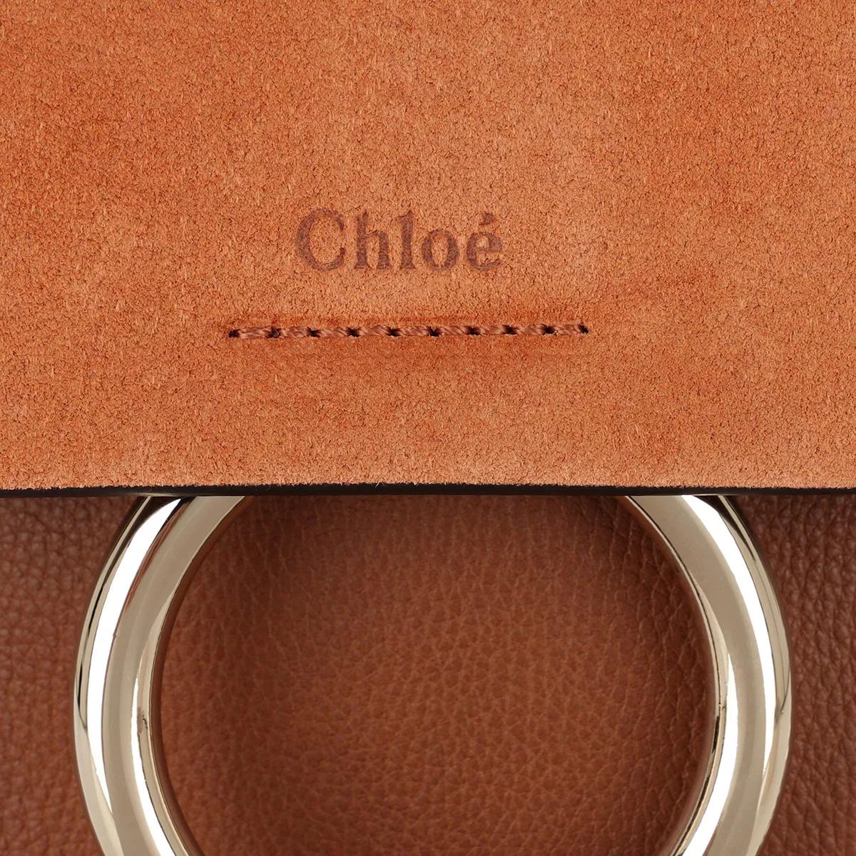 Chloé Rugzakken Faye Backpack Small in bruin