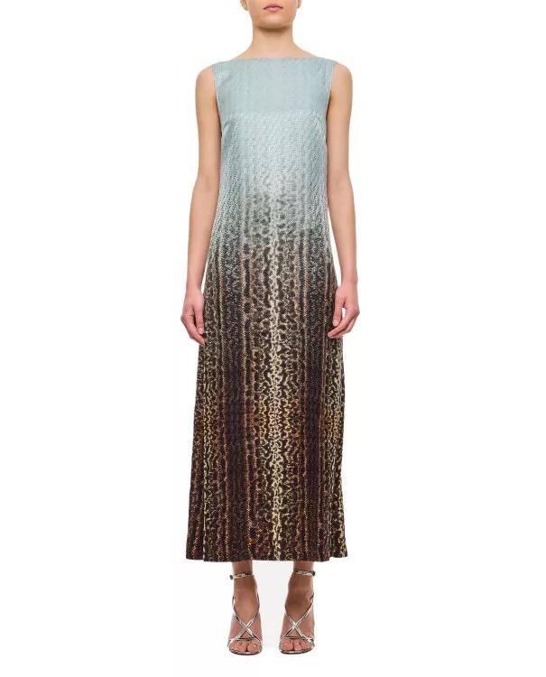 Fendi - Shaded Midi Dress - Größe 42 - multi