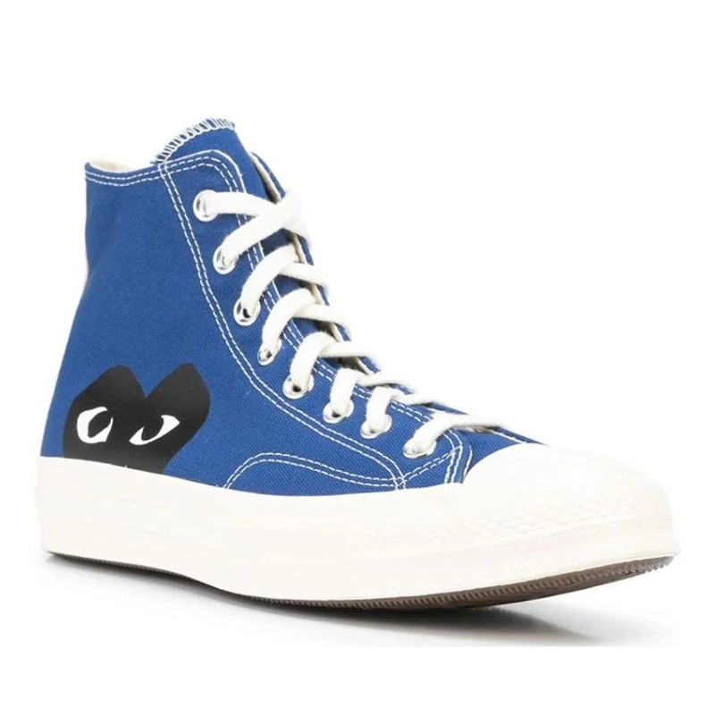 Comme des Garcons Lage-top sneaker Comme Des Gar\u00E7ons Play X Converse Chuck 70 Hi blau