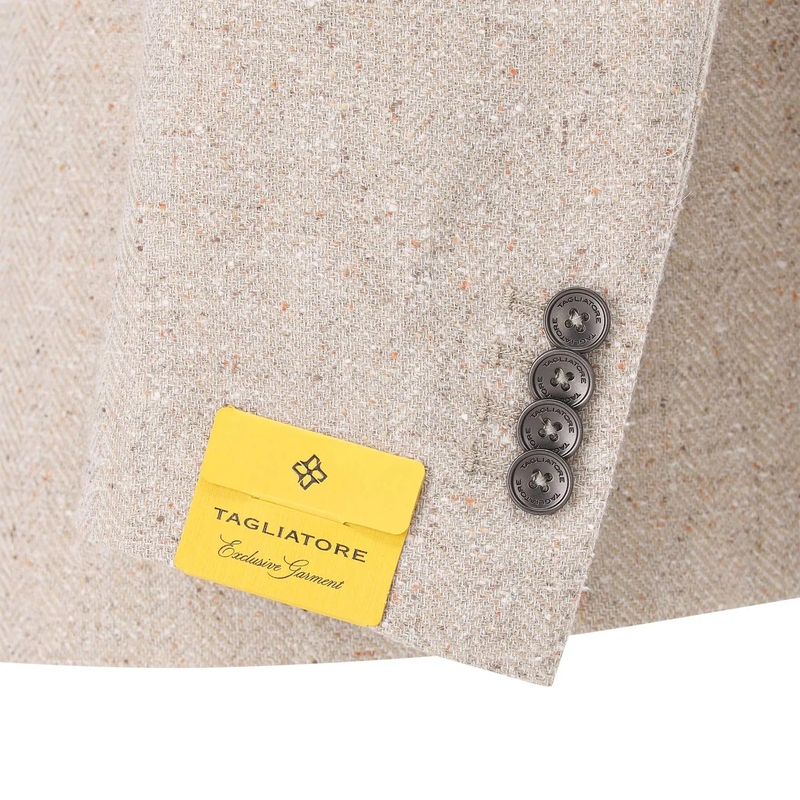 Tagliatore Blazer Sakko aus Baumwollmix braun(Image 8)