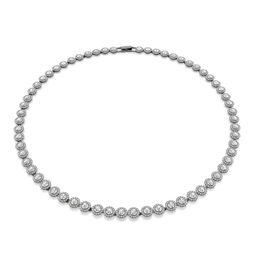 Swarovski Mittellange Halskette Swarovski Una Grey Necklace 5681057 Grau