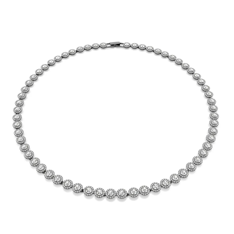 Swarovski Medium Halsketting Una Kette Grau