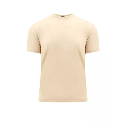 Tom Ford Cotton Blend Basic T-Shirt Neutrals 