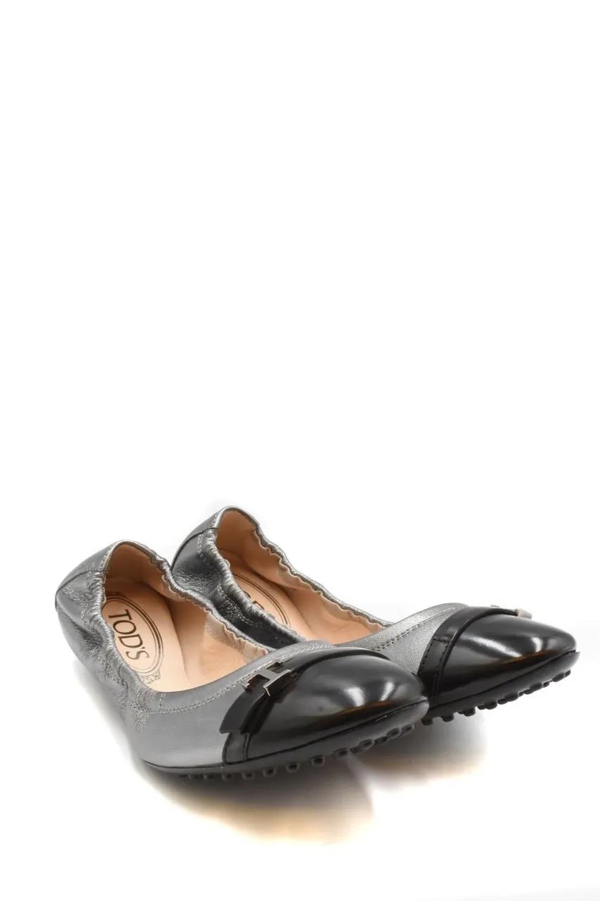 Thumbnail - Tod's Ballerinas - Ballet Flats Darkgray - Gr. 37,5 (EU) - in Grau - für Damen