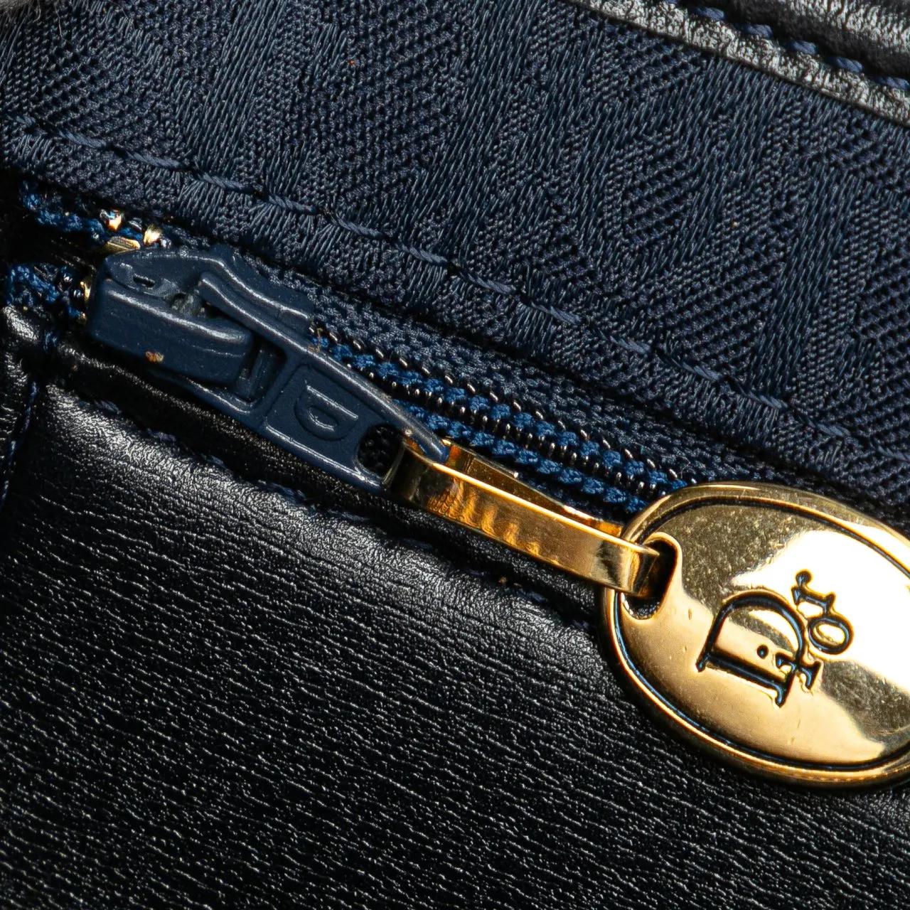 Thumbnail - Christian Dior Hobo Bags - Oblique Canvas Chain Crossbody - Gr. unisize - in Blau - für Damen