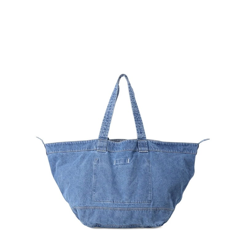 Closed Crossbody Bag Shopper aus Denim blau(Image 2)