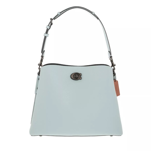 Coach Colorblock Leather Willow Shoulder Bag V5 Sage Multi Shopping Bag