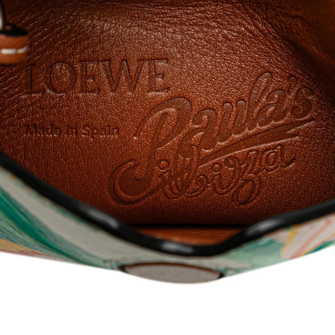 Thumbnail - Loewe Hobo Bags - Paulas Ibiza Leather Waterlily Gate Pocket Crossbo - Gr. unisize - in Weiß - für Damen