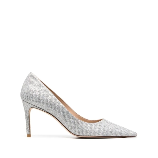 Stuart Weitzman Pump 90Mm Glitter Pumps White