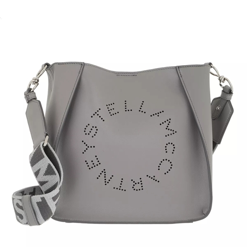 Stella McCartney Logo Shoulder Bag Smoke Rymlig shoppingväska