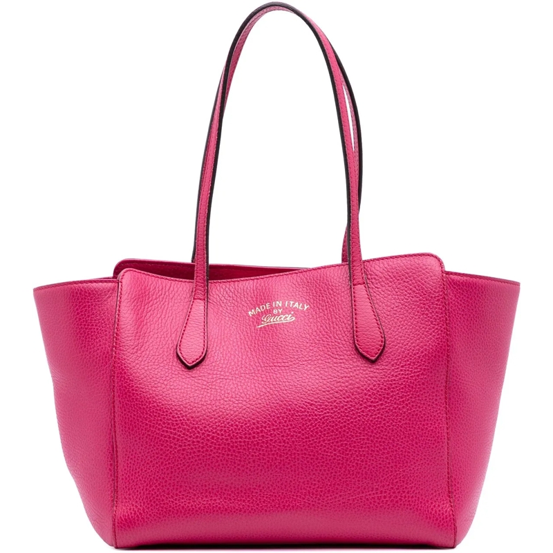 Gucci Shopper Medium Dollar Calfskin Swing Tote rose