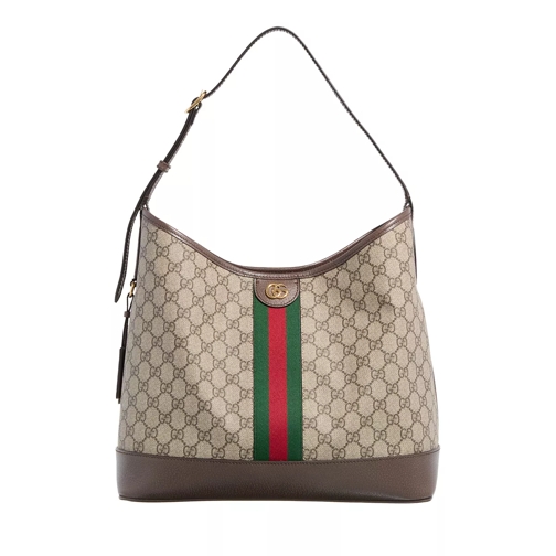 Gucci Ophidia GG Medium Shoulder Bag Beige Hobotas