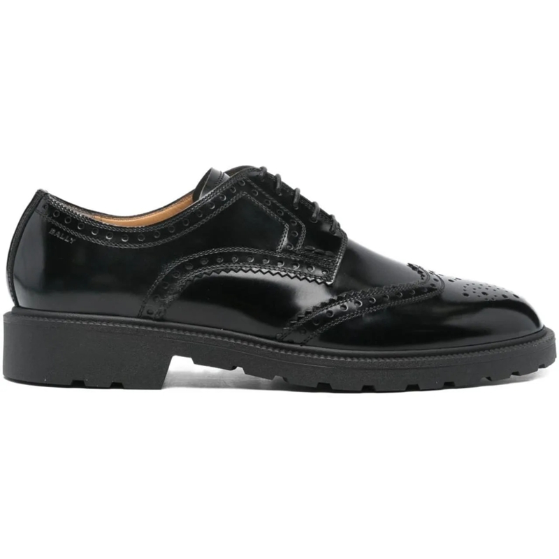 Bally Claquettes Flat Shoes Black schwarz