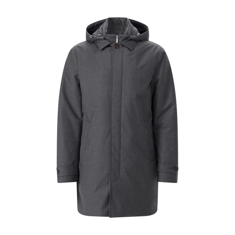 Moorer Parka Parka Ralli grau
