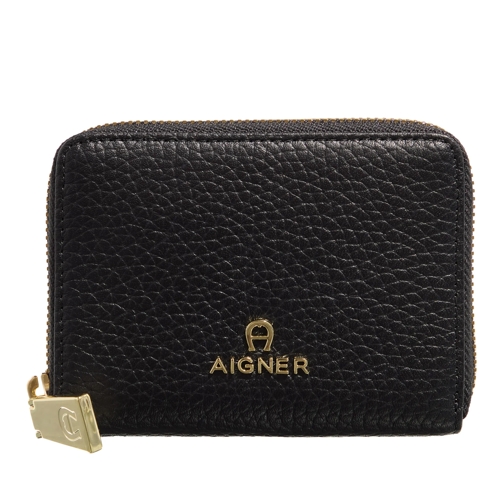 AIGNER Portemonnaie mit Zip-Around-Reißverschluss Ivy Black