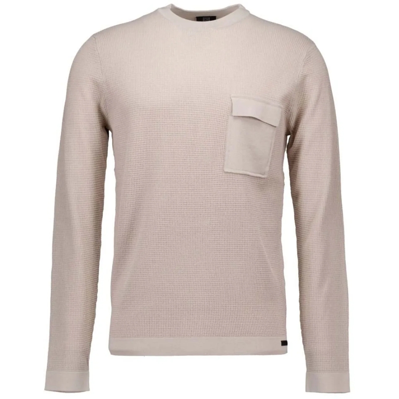 GENTI Weste Genti Round Pocket Ls Truien Bruin K9155-1257 braun