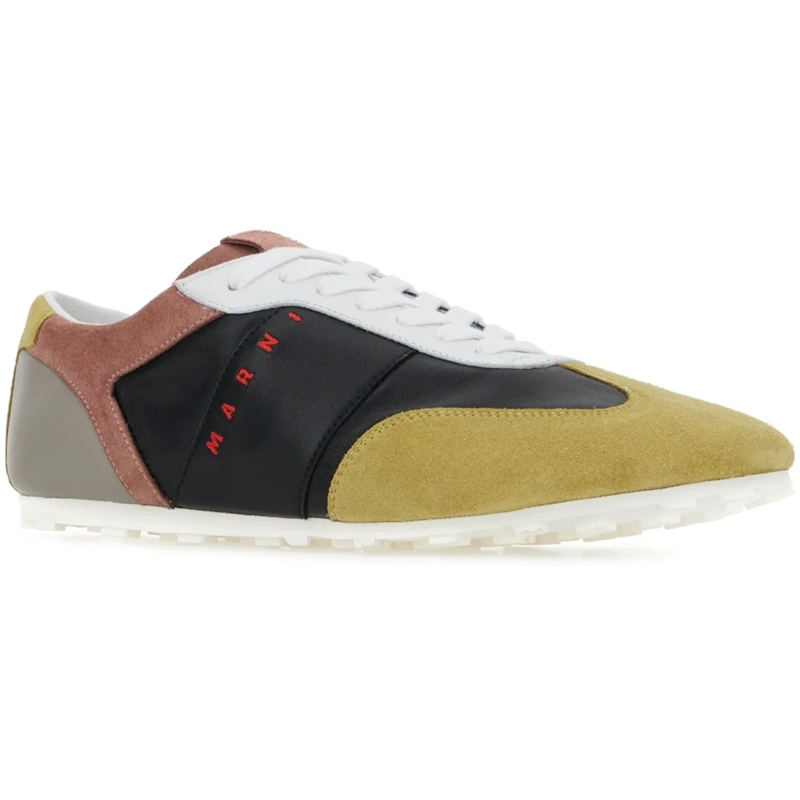 Marni Low-Top-Sneaker Marni Multicolor suede and leather sneakers mehrfarbig(Image 2)