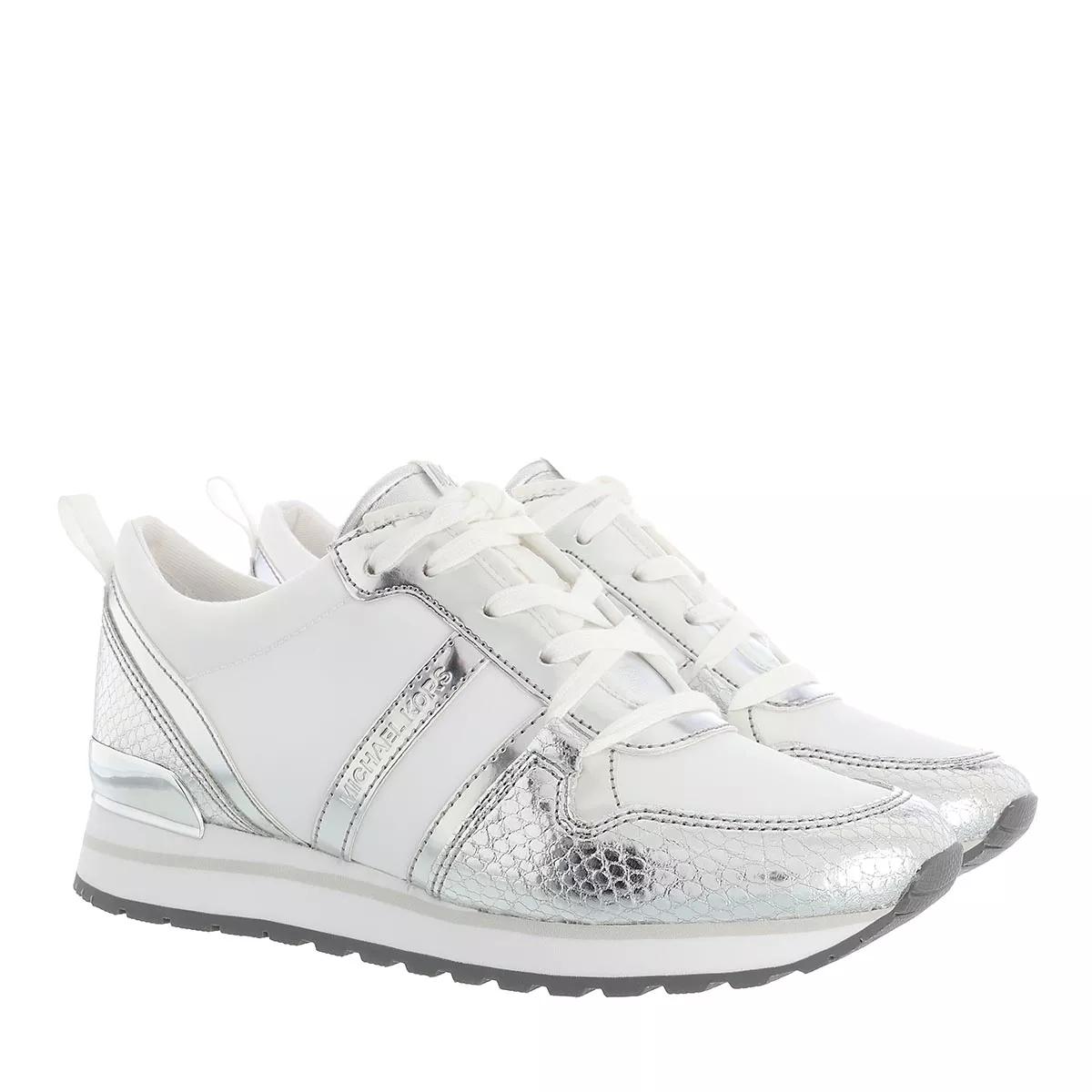 Michael kors hot sale silver trainers