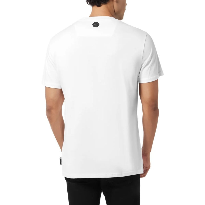 Philipp Plein T-Shirt T-Shirt Round Neck Ss Skull Embellished weiss(Image 2)
