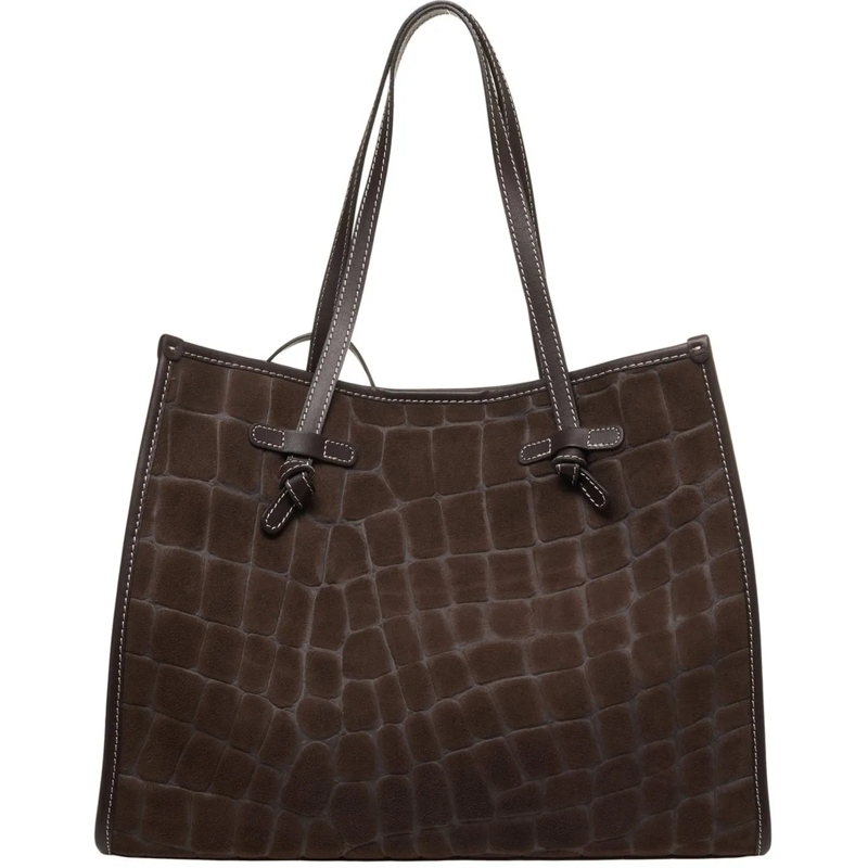 Gianni Chiarini Shopper Shopper in croco look 'Marcella' braun