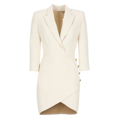 Elisabetta Franchi Ivory Minidress Neutrals Mini robes