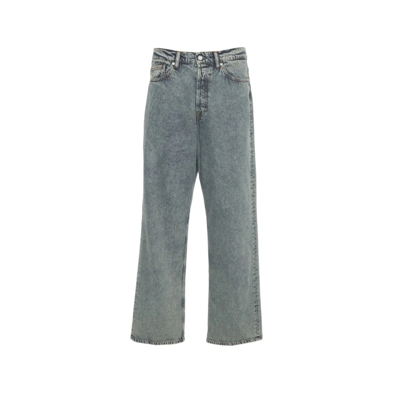 Nine In The Morning Jeans Straight-Leg Loose Fit Jeans With Classic Five-Poc Grey