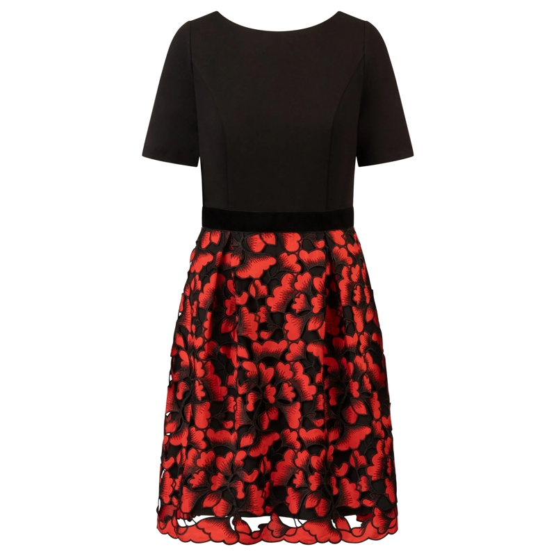 Kraimod Midikleid Cocktailkleid rot