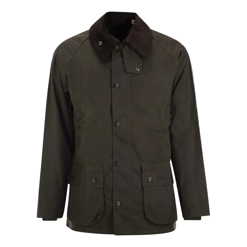 Barbour Daunenjacke Bedale - Wax Jacket Green