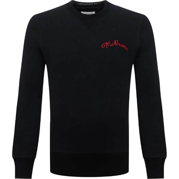 Alexander McQueen Alexander Mcqueen Logo Sweatshirt schwarz