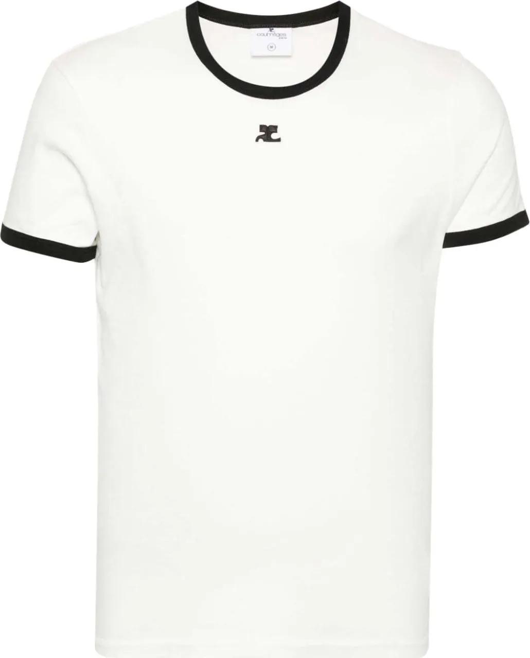 Courrèges - Courrèges T-shirts and Polos White - Größe M - weiß