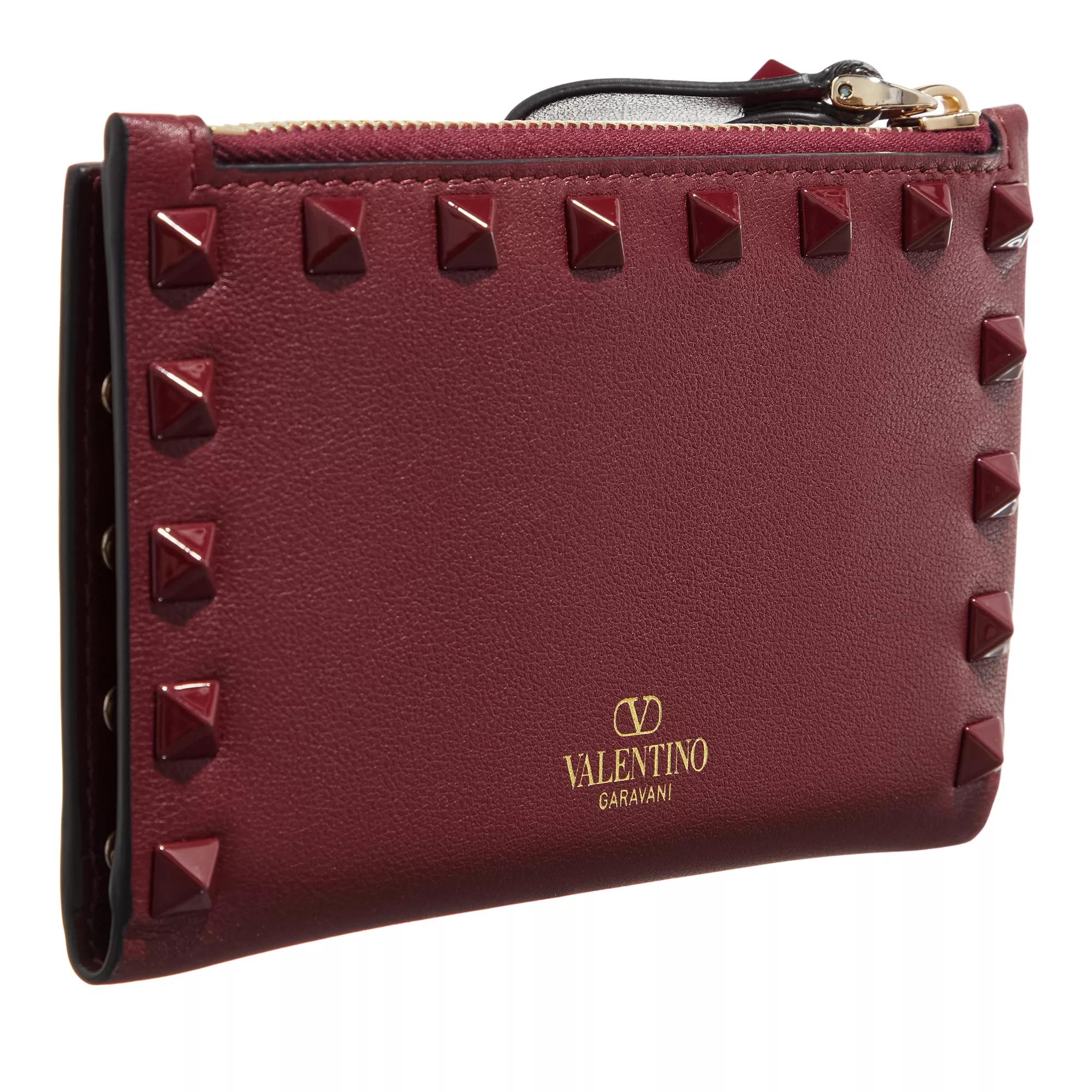 Valentino red outlet wallet